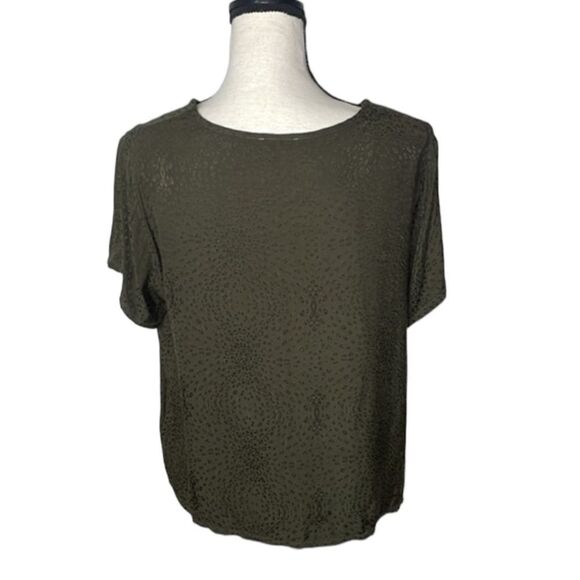 NATION Marin Leopard Jacquard Tee XS - Picture 5 of 6